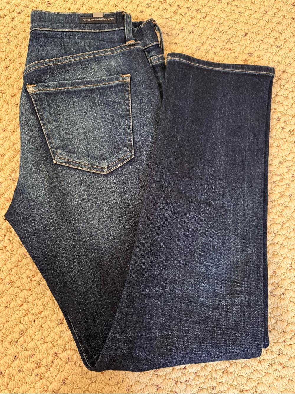 Citizens of Humanity Women's Dark Blue Emerson Denim Jeans
